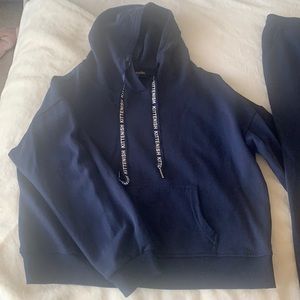 Navy Kittenish sweater set